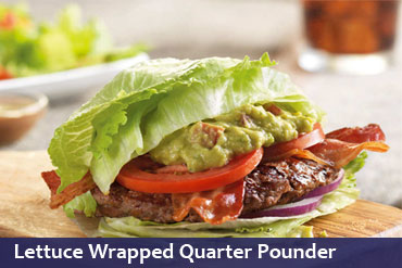 Lettuce Wrapped Quarter Pounder